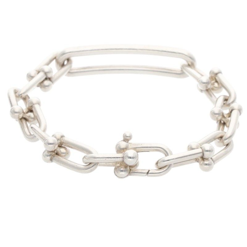 Tiffany & Co Hardwear Hardware Medium Link Silver Bracelet Men's L