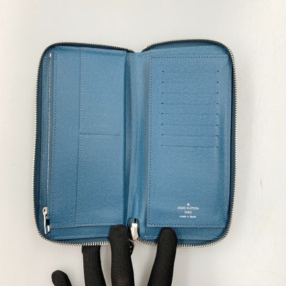 Louis Vuitton Epi Zippy Wallet Vertical Round Zipper Long Wallet M60966 Blue