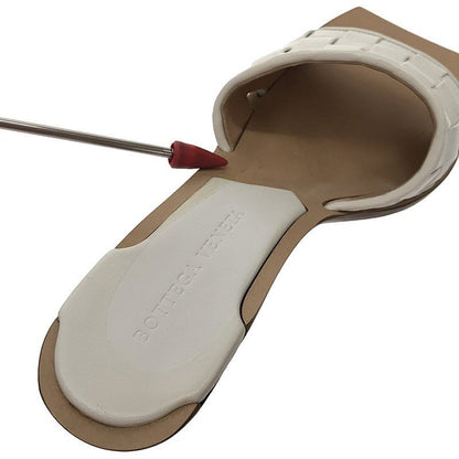 Bottega Veneta Intrecciato Square Toe Leather Sandals