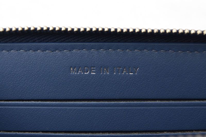 Chanel Wallet Fold Chanel Wallet A81973 Coco Mark Deauville Blue Tweed