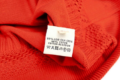 Hermes Knit Size 34 Short Sleeve Sweater Silk And Cotton [made In Italy