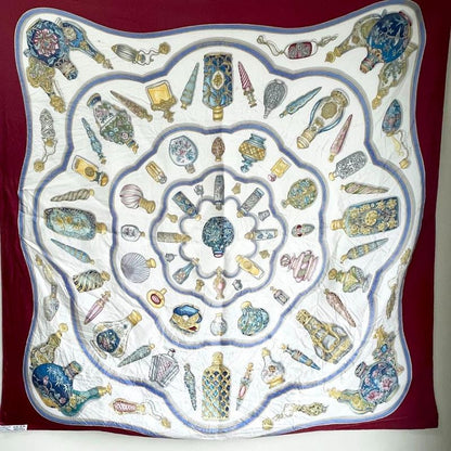 Hermes Carre Importe le Flacon Scarf Silk