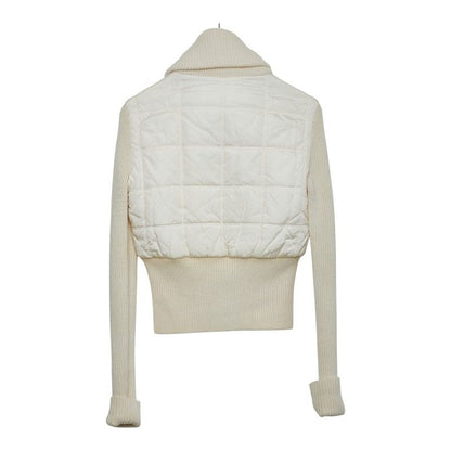 Chanel Sport Line Coco Mark Blouson Zip Up Size: 36 P16401w02679 Ivory Wool
