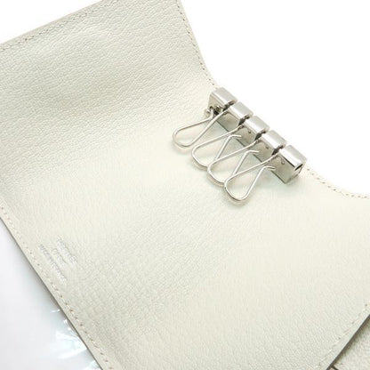 Hermes Bearn Key Case 4 Series Chevre White Series Similar To Svhardware Hermes