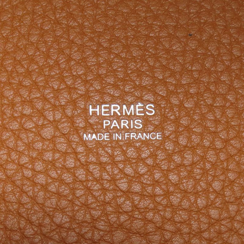 Hermes Picotin Lock MM Gold Silver Hardware Handbag Taurillon Women