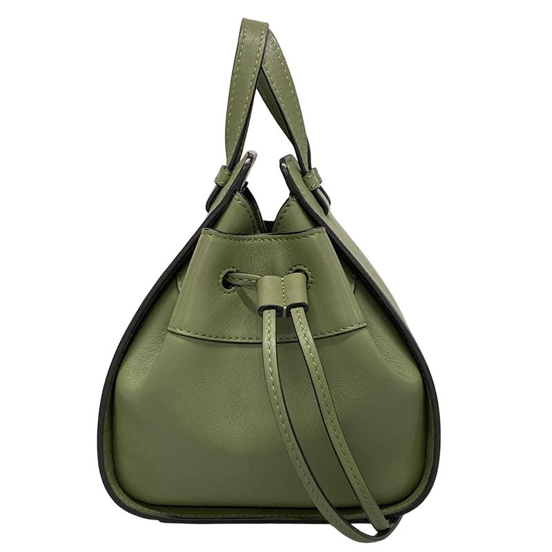 Loewe Handbag Hammock Drawstring Ring Bag Mini Khaki Drawstring Shape