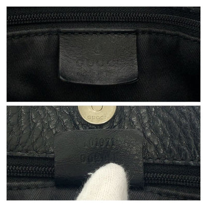 Gucci Black Hardware GG Canvas 101971 Tote Bag Shoulder Bag Women 505312
