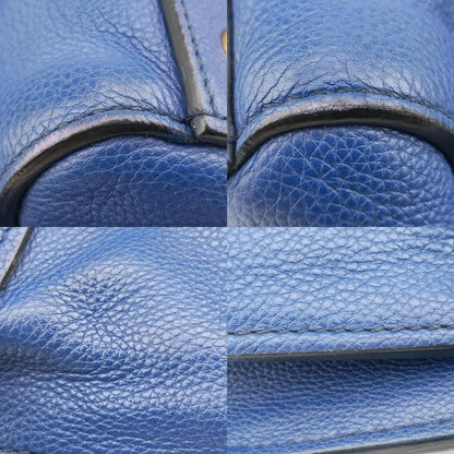Prada Vitello Grain Blue Leather Bn2767158