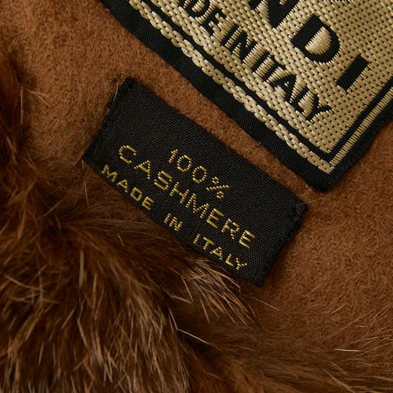 Fendi Brown Cashmere Fur Women's Fendi