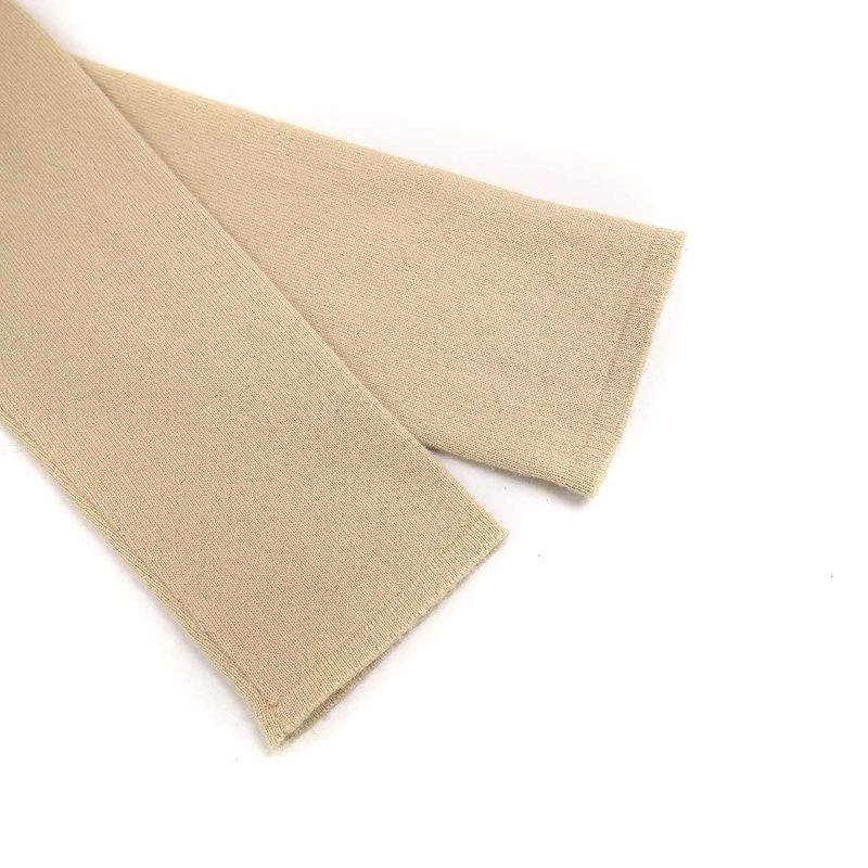 Chanel 2005aw Camellia Corsage Cashmere Turtleneck Knit Sweater P26592v00012