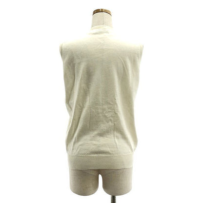 Christian DIOR - Sequin Embellished Knit Vest - 44 - Ivory - Women's