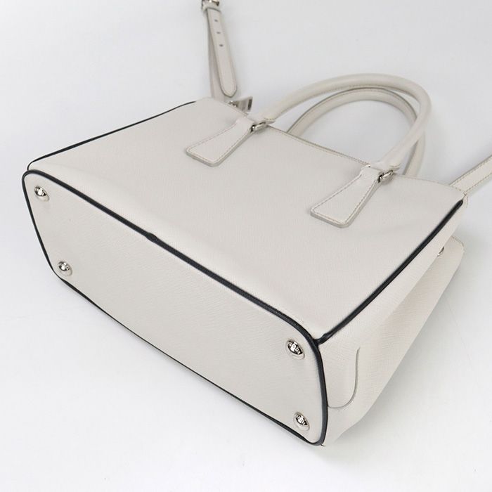 Prada 2WAY B2863y NZV F0n13 Tote Bag Saffiano Leather Women