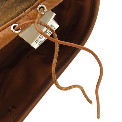 Hermes Beret Saint Honore Cashmere Brown 58 Brown Piping