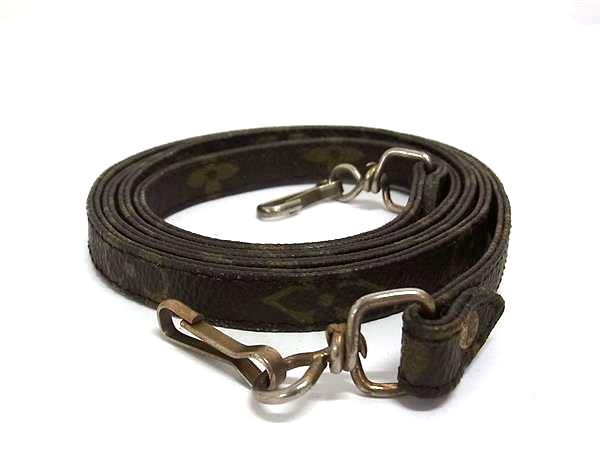 Louis Vuitton Monogram Bag Shoulder Strap Crossbody Women Brown Fr6177