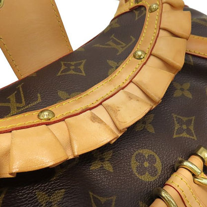 Louis Vuitton Shoulder Bag Leonor Monogram Canvas Monogram Gold Hardware Brown
