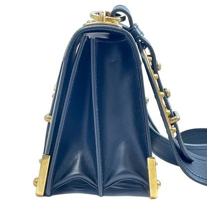 Prada Shoulder Bag 1bd045 Cahier Black A25-443