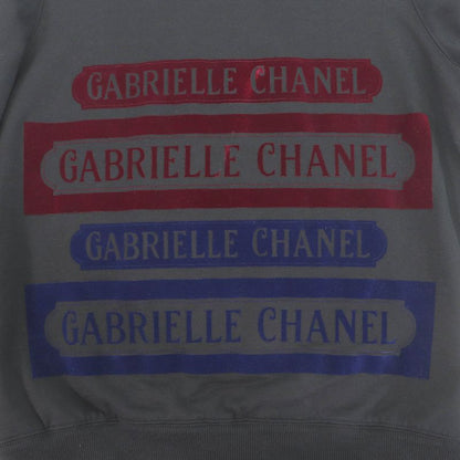 CHANEL P57408k07541 Cotton Gabrielle Coco Mark Flocked Logo Sweatshirt