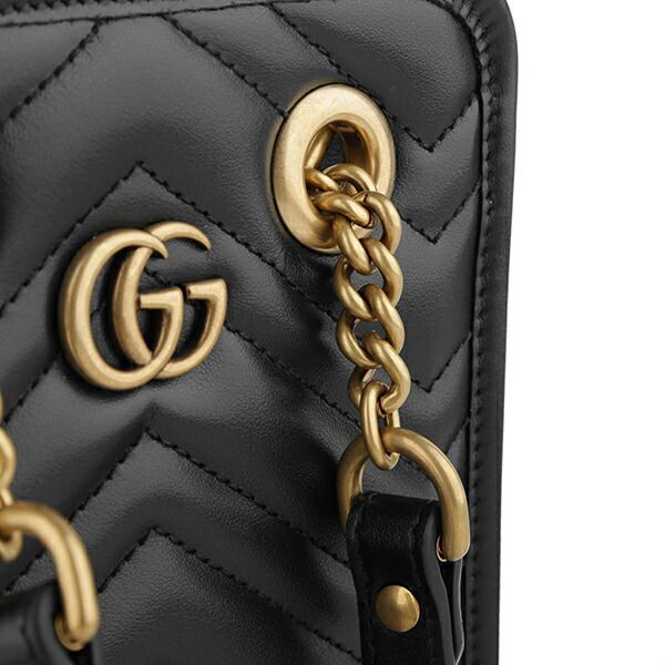 Gucci Shoulder Bag GG Marmont Black