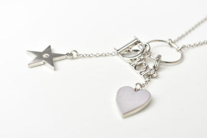 Christian Dior Necklace Vintage Logo Star Heart