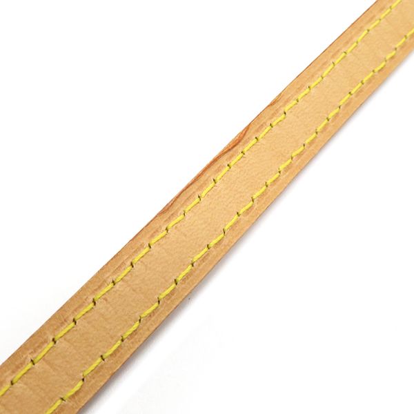 Louis Vuitton Shoulder Strap 135cm (53.15in) Nubuck Leather Beige Gold Hardware