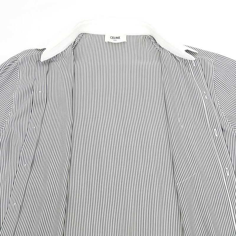 Celine Check Shirt Oversize 38 Size 2c775848h Silk Women's Clothes