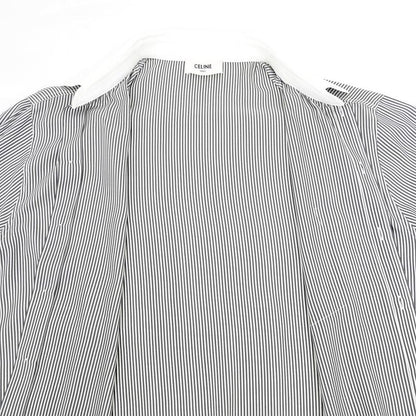 Celine Check Shirt Oversize 38 Size 2c775848h Silk Women's Clothes