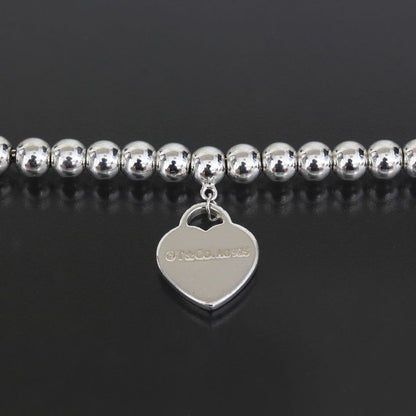 Tiffany & Co Heart Ball Chain Bracelet AG 925 E1696