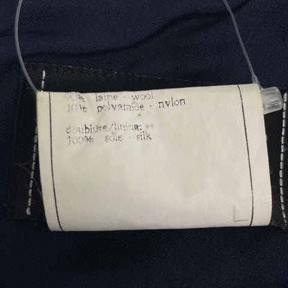 Chanel 96P Coco Button Setup Jacket Dress Wool Navy Size 40