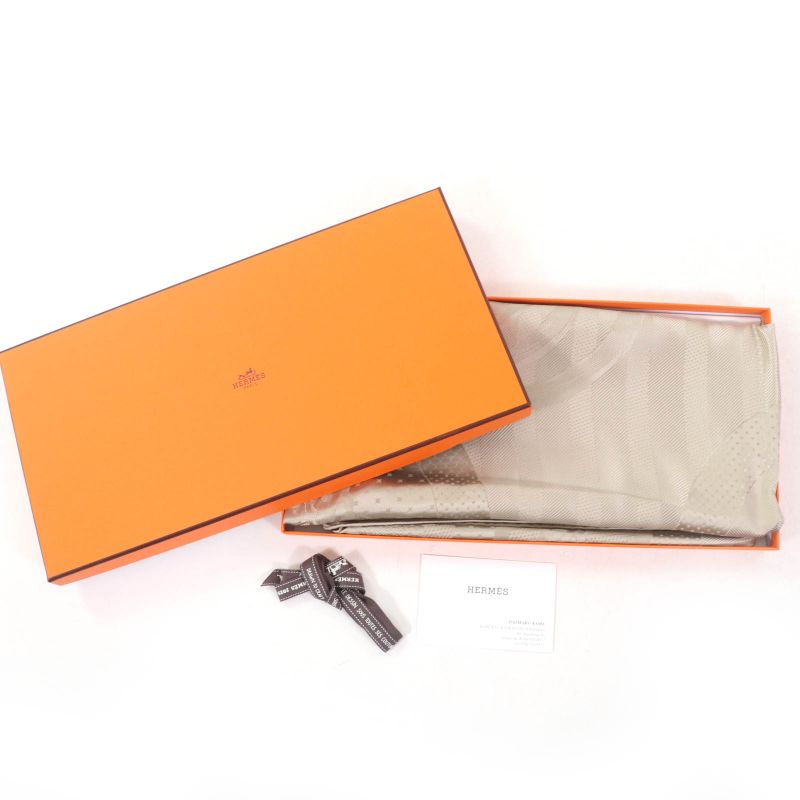 Hermes 2025 Carre Geant 100% Silk Pi/lin Large Shawl/stall Scarf With Box Made