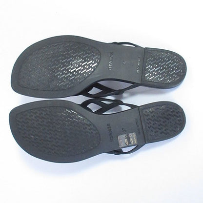 Hermes Egerie Chaine D'ancre Rubber Sandals Size 37 Equivalent to 23.5cm