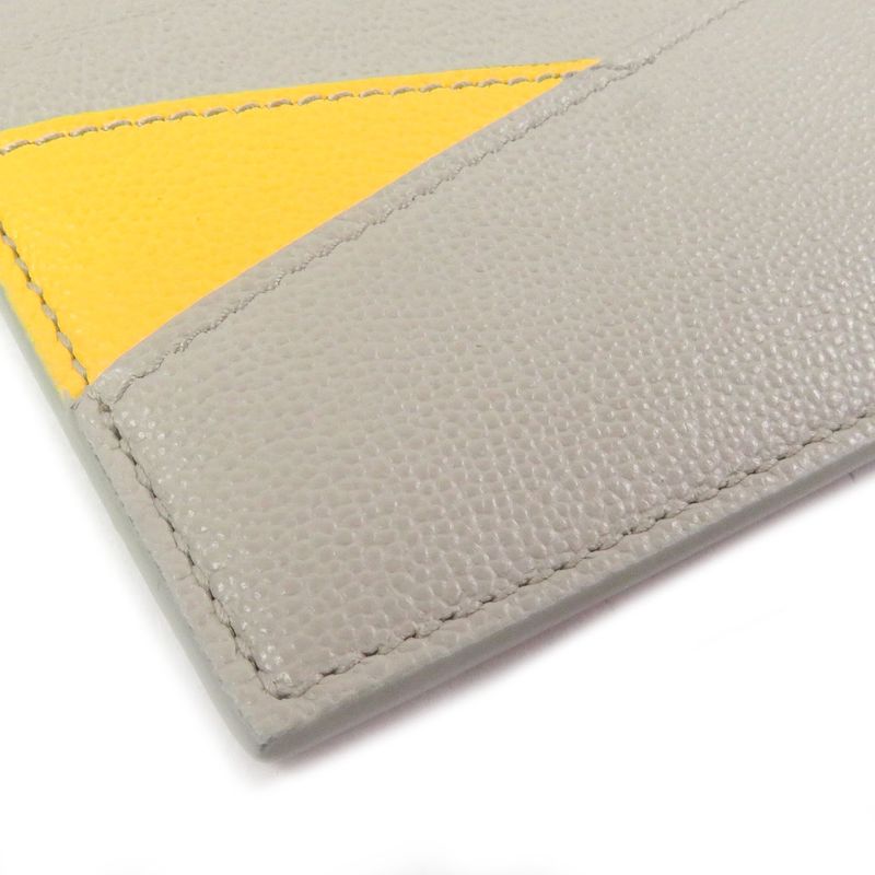 Bvlgari 294147 Bvlgari MAN Logo Hardware Leather Card Case Business Card Holder