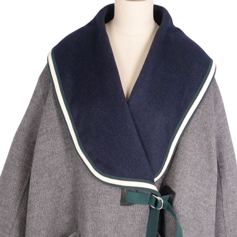 Hermes Coat Long Coat Knit Cashmere Outerwear