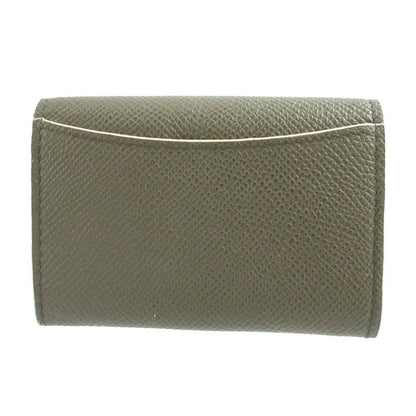 Bulgari Leather Green Coin Case Wallet 1534 Bvlgari