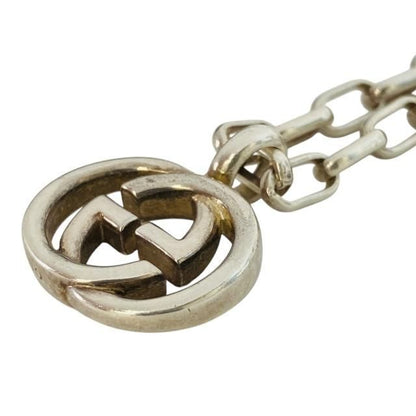 Gucci Interlocking G Necklace Pendant Accessory Jewelry Small Ag925 Silver