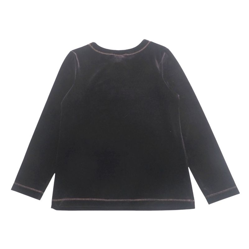 Fendi Vintage Cut And Sewn Size M FF Zucca Logo Velvet Long Sleeves Velour