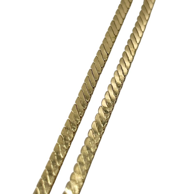 Christian DIOR Necklace 2strands Colored Stones Black