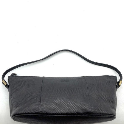 [gucci 250001 Handbag Pouch Accessory Pouch Lizard Shape Push Black Simple