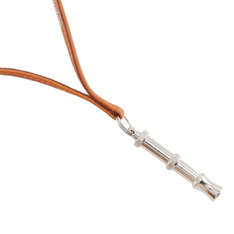 Hermes Siffre Ultrasonic Whistle Courchevel X Metal Orange/silver Ladies 20g