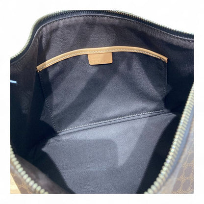 Celine ⑤ Macadam Hand Bag Triomphe Women's Brown FREE