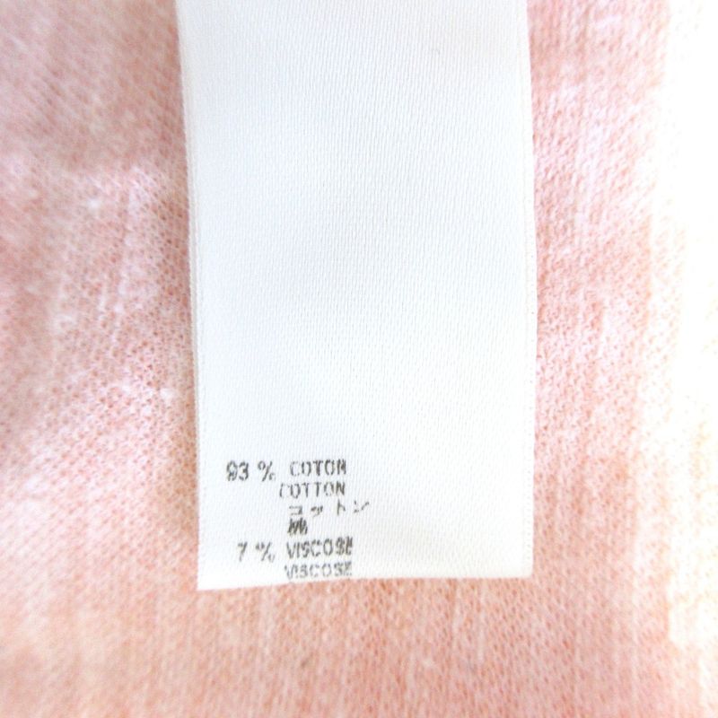 Good Louis Vuitton Print Short Sleeve T-Shirt Cut and Sewn Size S Orange Ladies