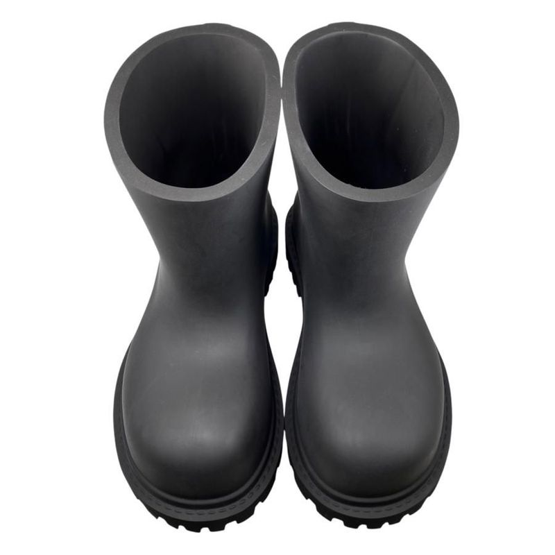 Balenciaga Boots Steroid Rubber 770589 40 Size Logo Black Steroid Boot Balenciag