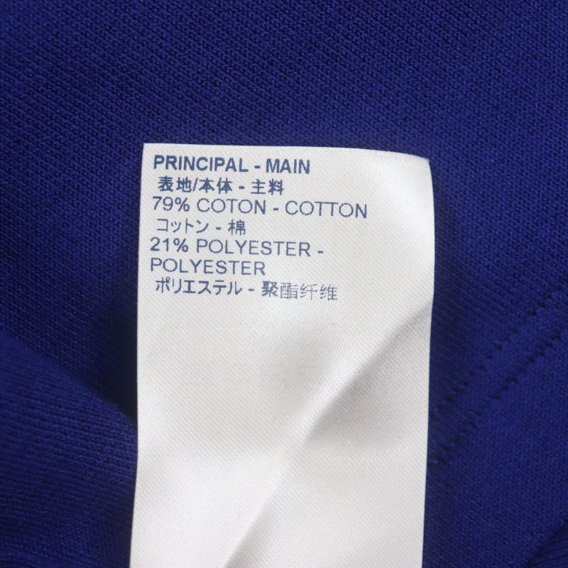  Louis Vuitton 19AW Jacquard Saik Ring Short Sleeve Half Zip T-shirt Short