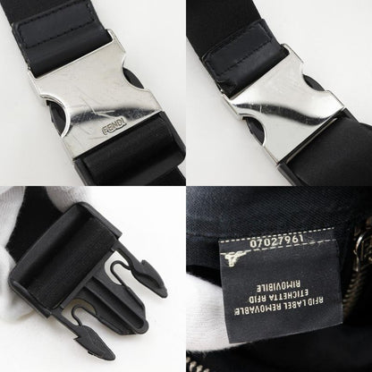 Fendi Fish Eye 2way Shoulder 7va526 Calf Black Unisex Body Bag