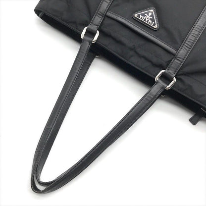 Prada Nylon Tessuto Saffiano Tote Black