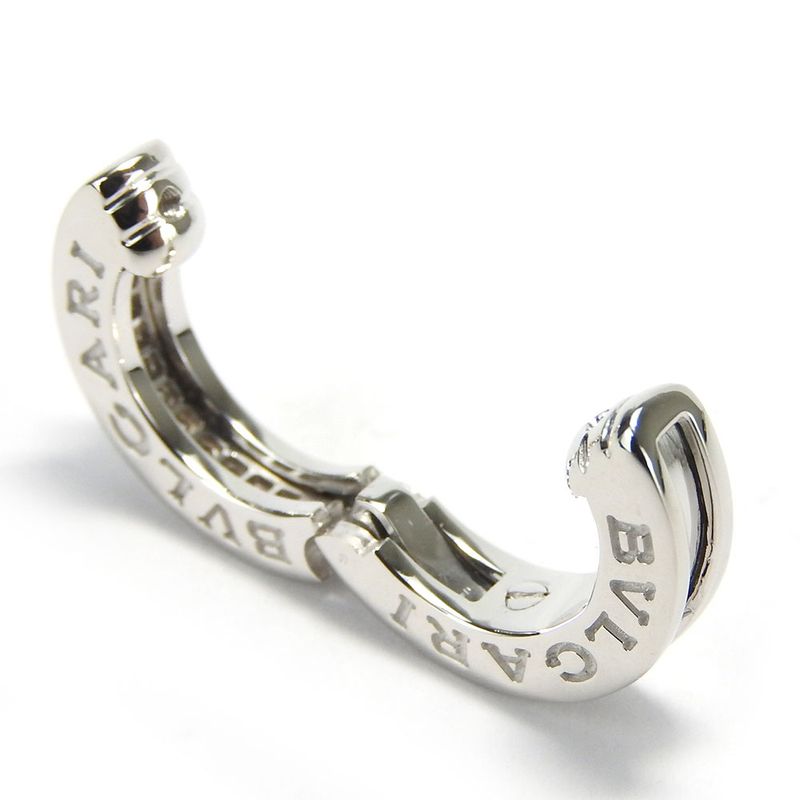 Bulgari Earring B-zero1 18K White Gold Diamond Approx 14.4g White Gold Jewelry