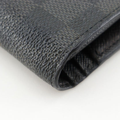 Louis Vuitton Portefeuille Blazer N62665 Damier Graphite Canvas Black Sp4069
