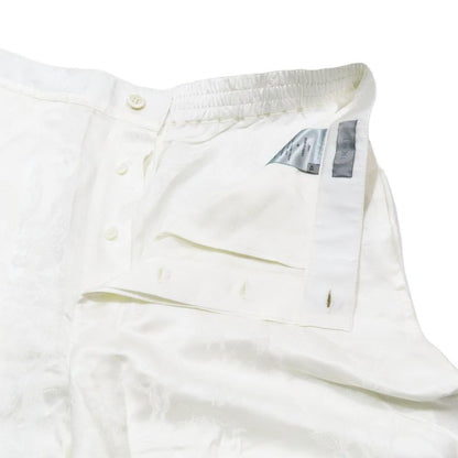 Unused DIOR Silk Blend Easy Slacks Pants Button Fly Animal Botanical All Over