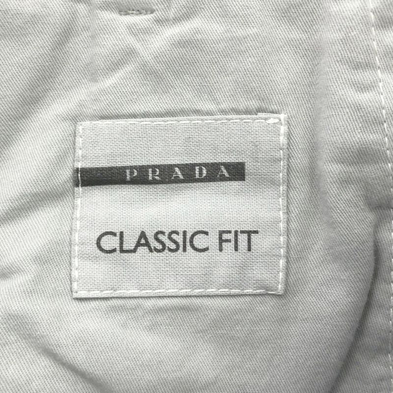 Prada 09ss Cotton Nylon Slack Pants Light Gray S Spd50p