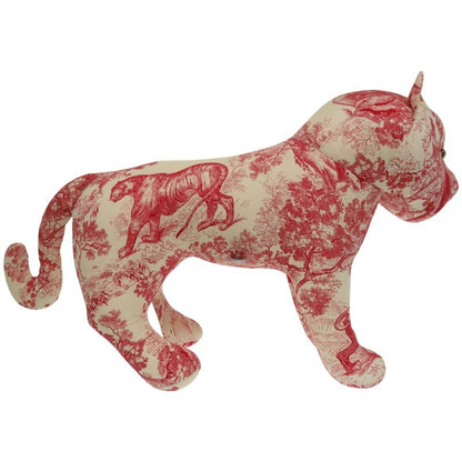 Dior Baby Dior Toile De Jouy Animal Plush Toy Polyester Red 1708 Dior