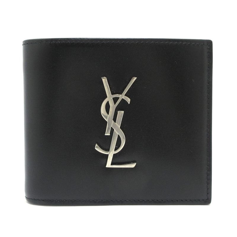 Saint Laurent Paris Wallet - 453276 Black Leather